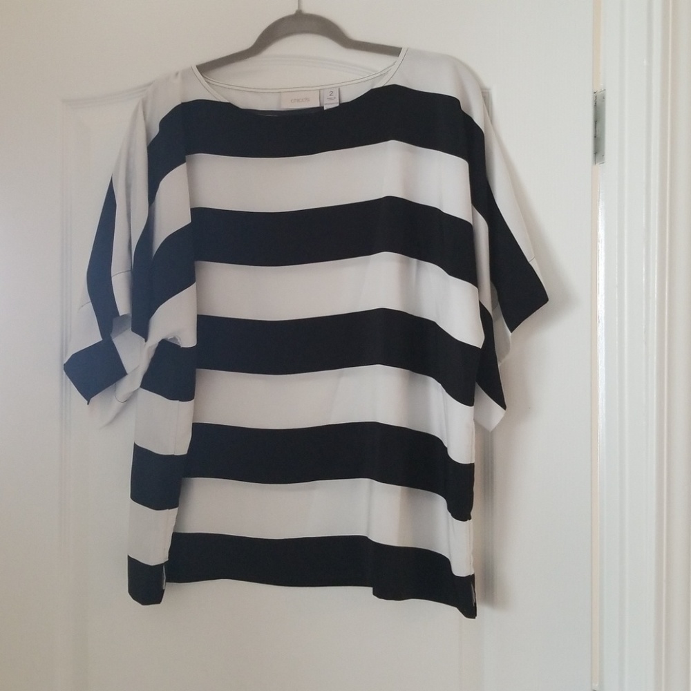 Chicos Striped Shirt